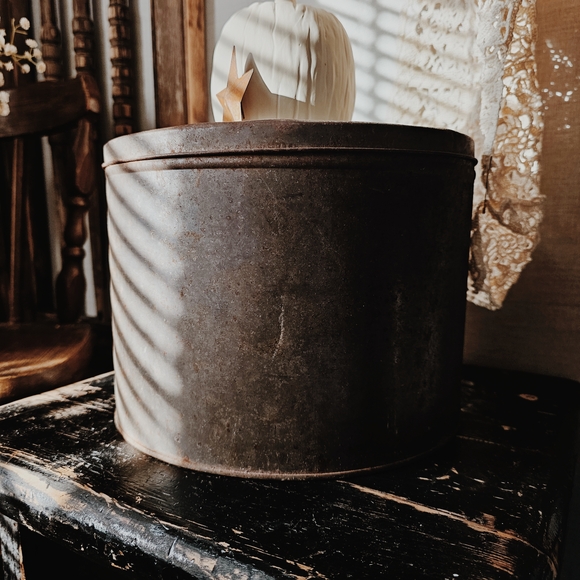 Vintage Other - Vintage Metal Storage Tin